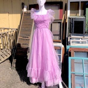 Dreamy Organza Vintage Gown